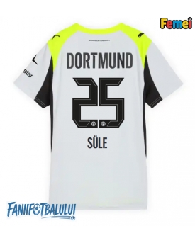 Borussia Dortmund Niklas Sule #25 Tricou Fotbal Replică 2025-26 Femei Deplasare